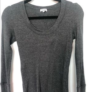 Spendid Thermal Waffle Knit Long Sleeve
